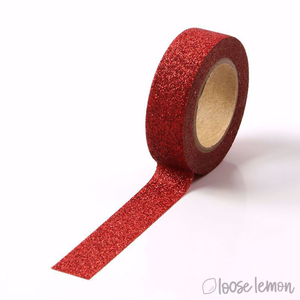 Red Glitter Washi Tape (5M)