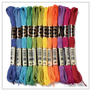 Embroidery Thread Set | 12 Pieces (Bold Mix)