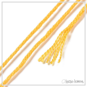 Embroidery Thread Set | 12 Pieces (Yellow/Orange)