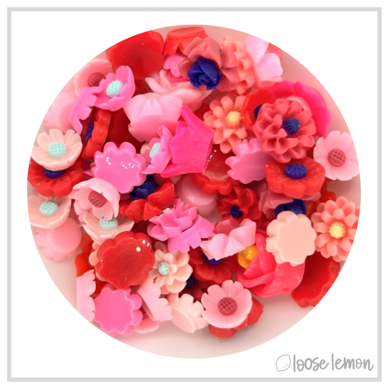Clearance Resin Flowers | Pinks (15G)