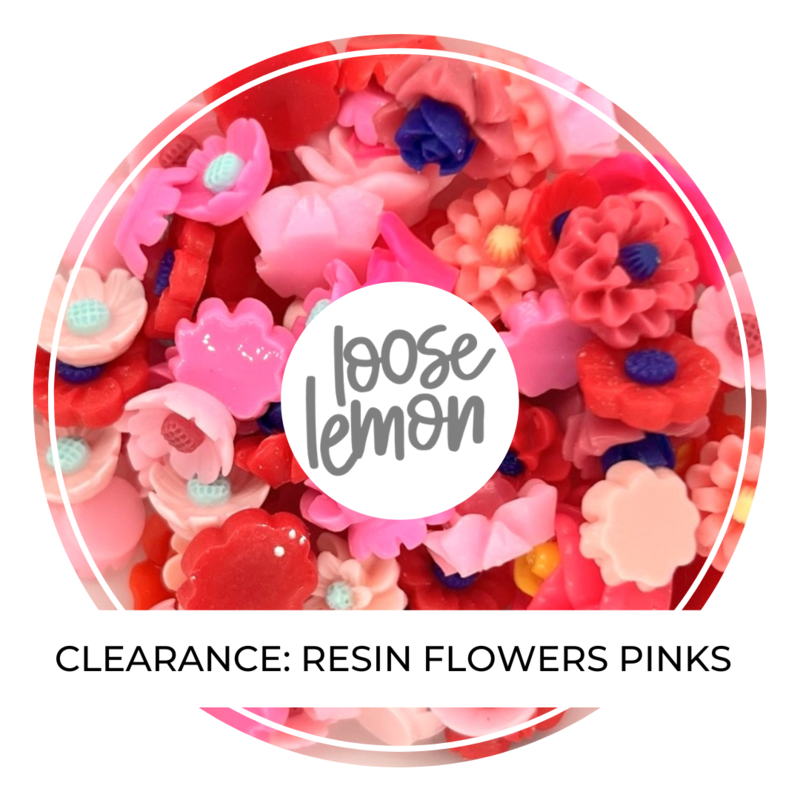 Clearance Resin Flowers | Pinks (15G)