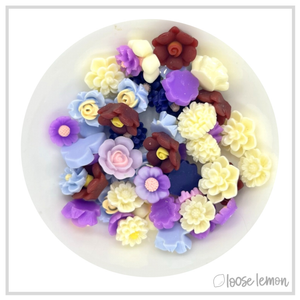 Clearance Resin Flowers | Purples (15G)
