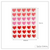 Enamel Hearts (Warm) | 35 Pieces