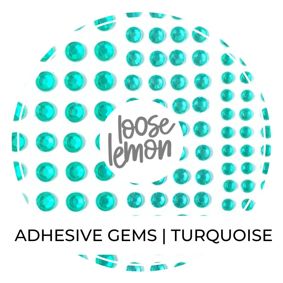 Adhesive Gems x 172 | Turquoise (7)