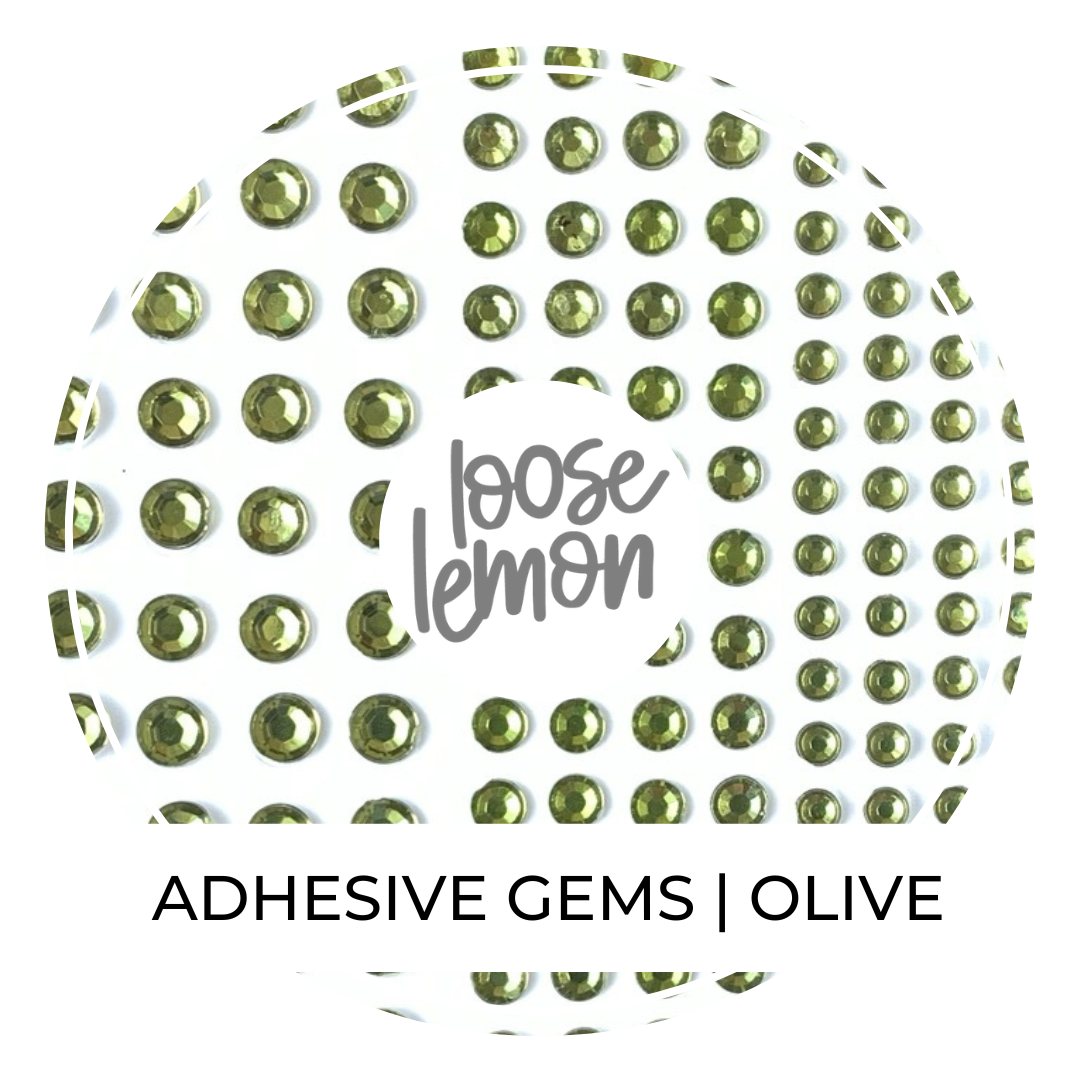 Adhesive Gems x 172 | Olive (11)