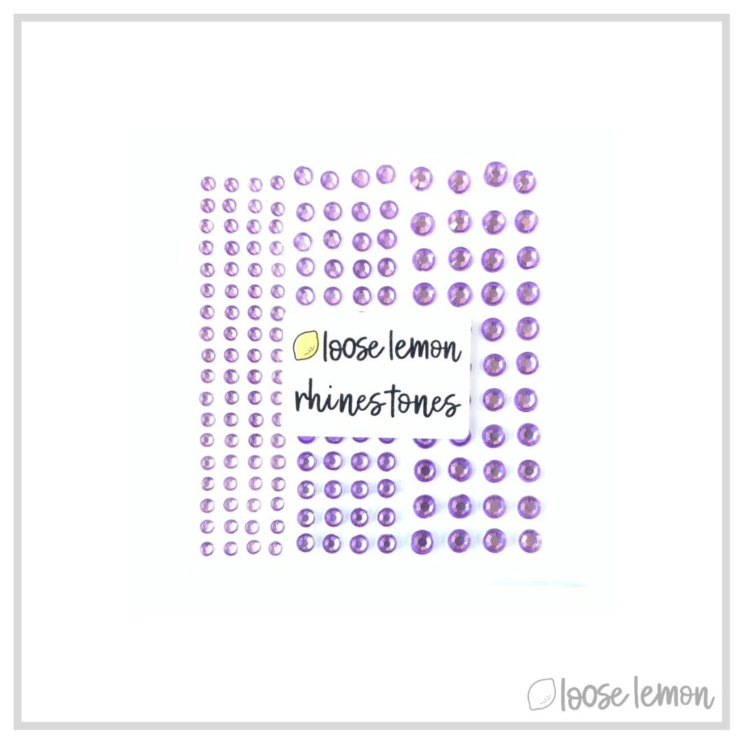 Adhesive Gems x 172 | Lilac (3)