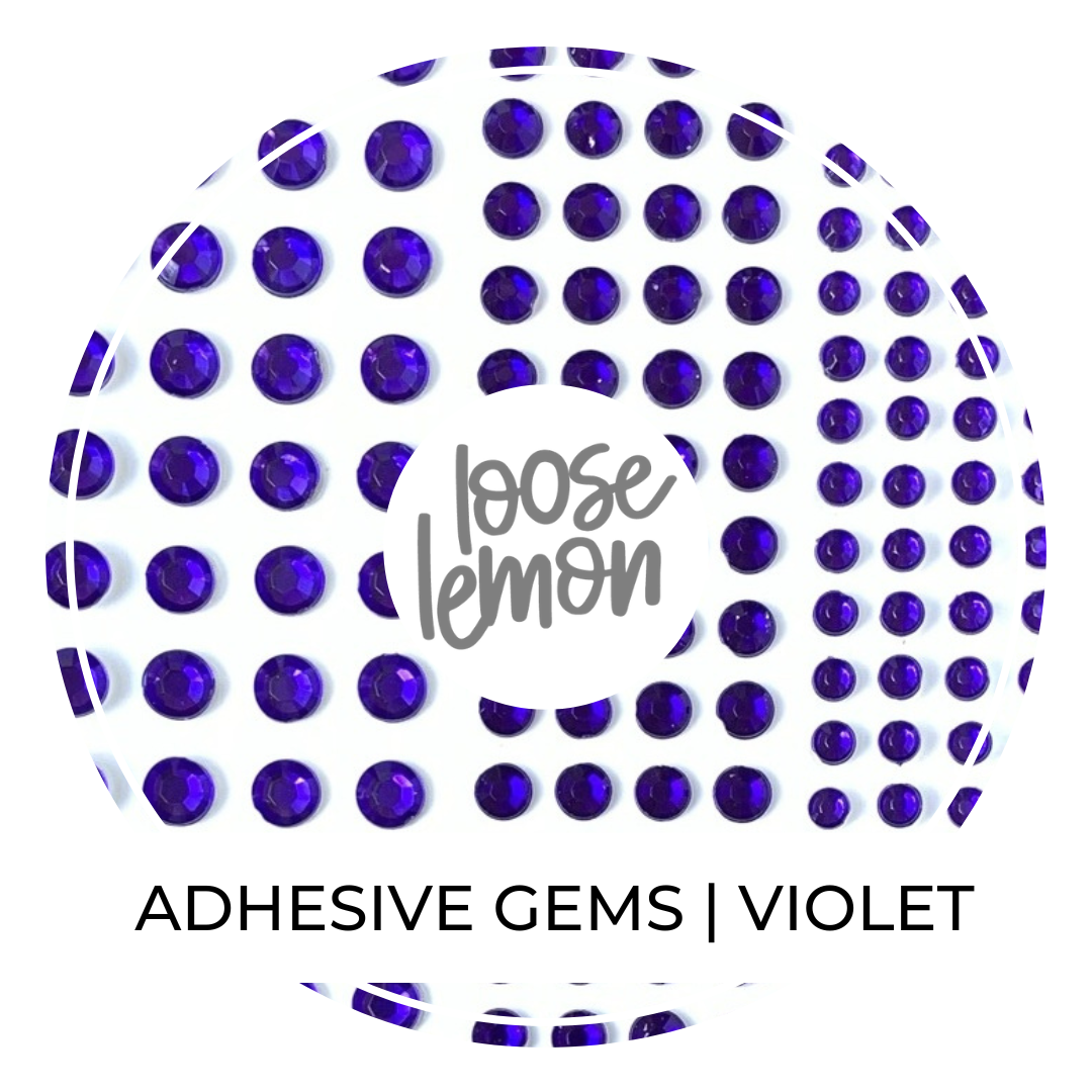 Adhesive Gems x 172 | Violet (4)