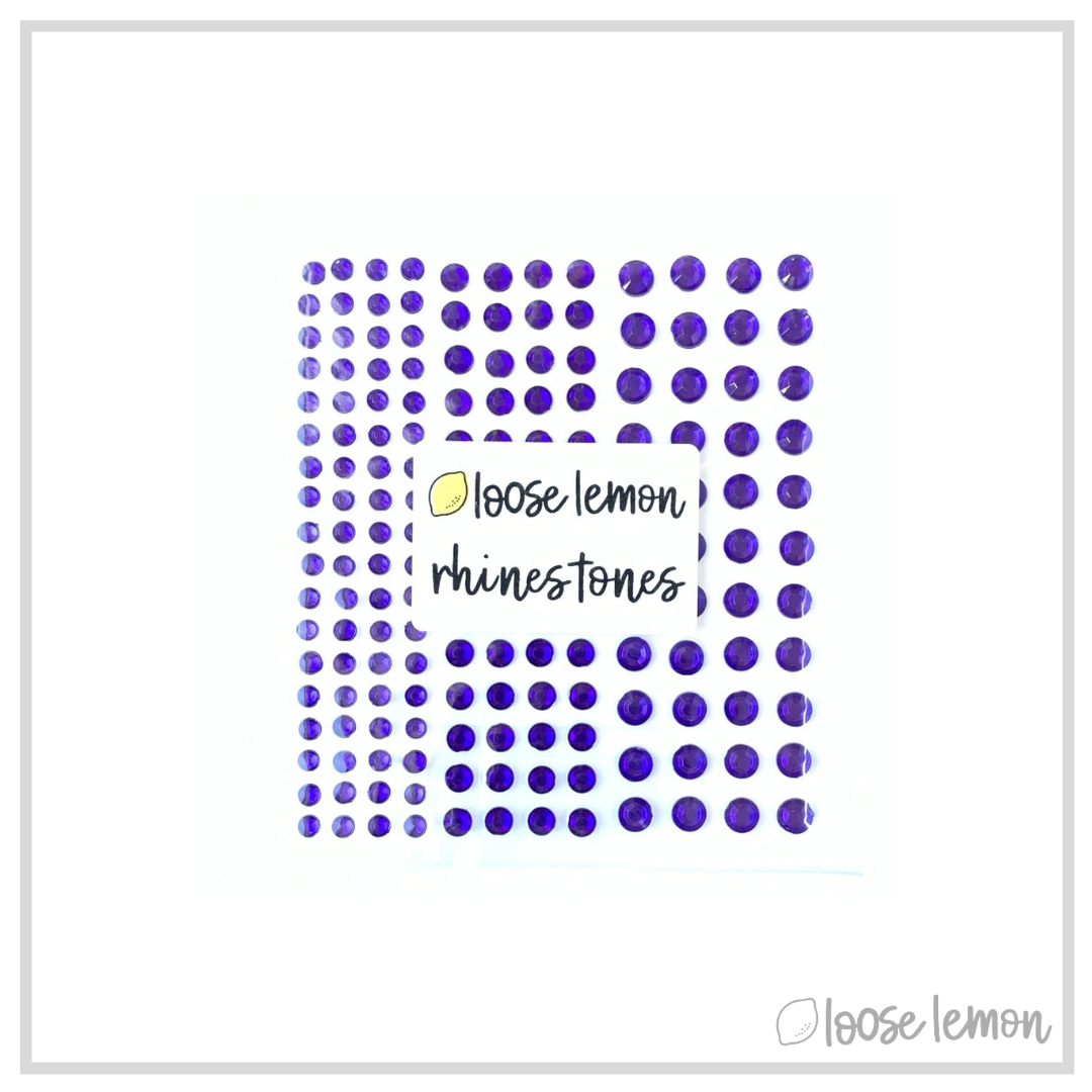 Adhesive Gems x 172 | Violet (4)