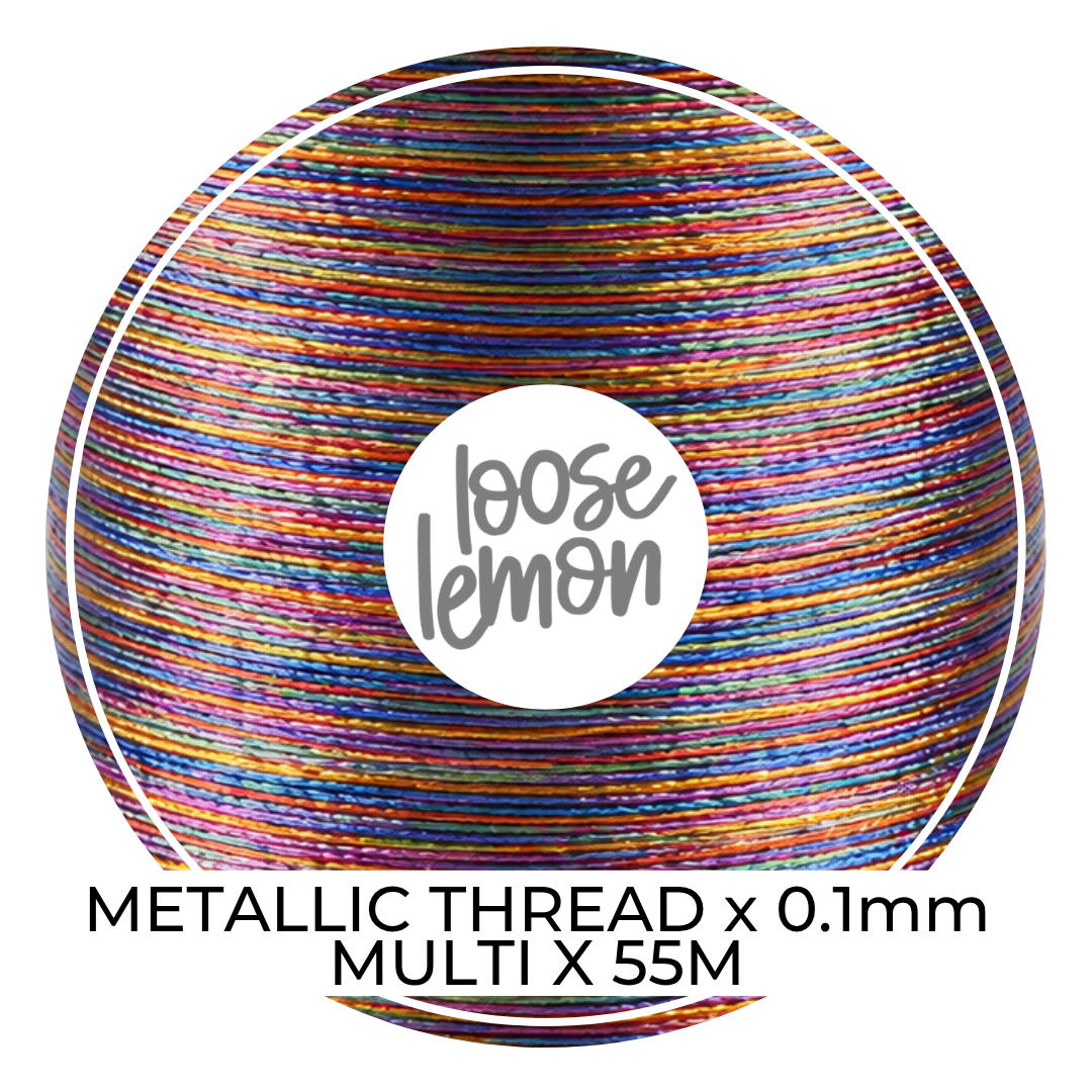 Metallic Thread (Multi)  | 0.1Mm X 55M