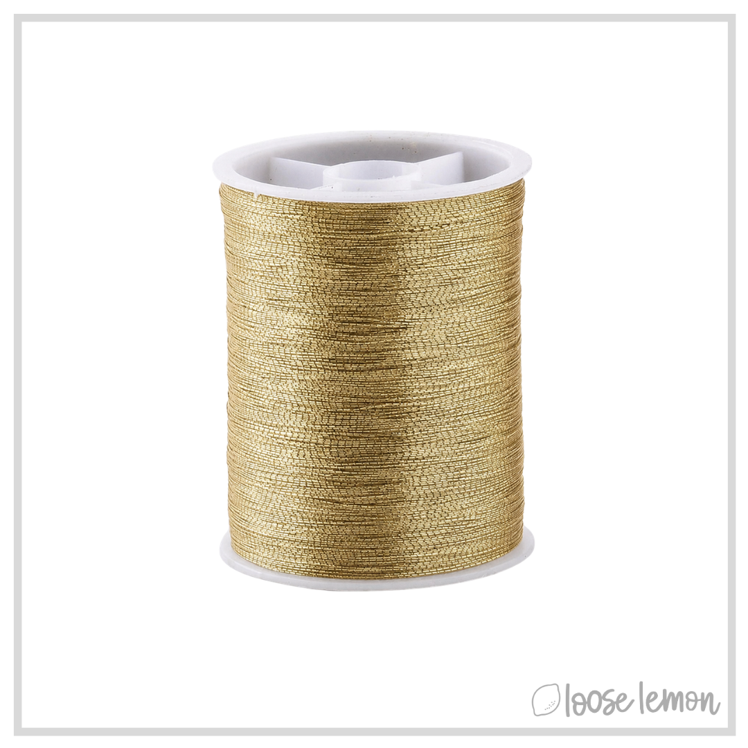 Metallic Thread (Pale Gold)  | 0.1Mm X 55M