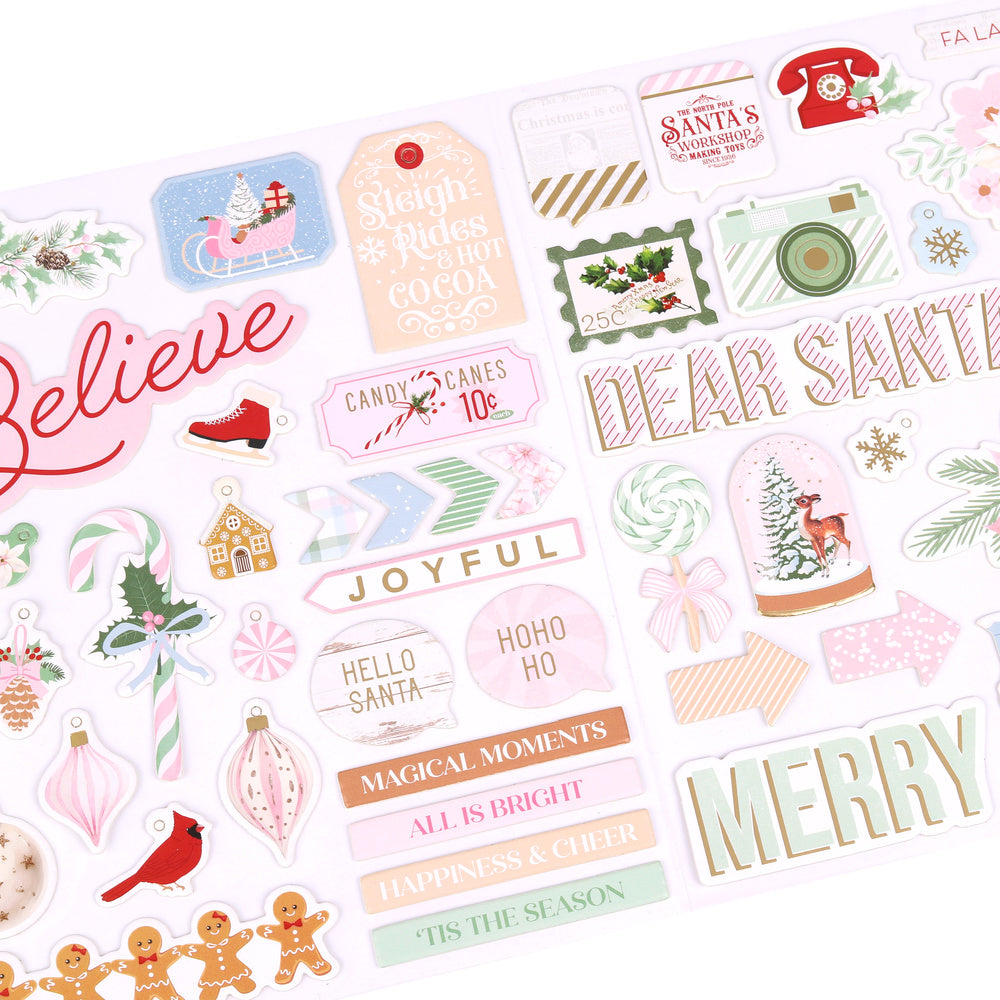 Peppermint Twist | Chipboard Embellishments