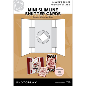 PhotoPlay Mini Slimline Shutter Cards x 3 | PPP3730