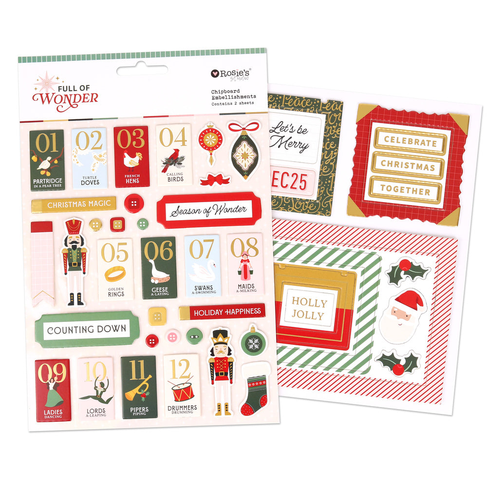 Full of Wonder | Chipboard (2 Sheets)