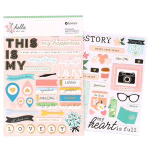 Hello It's Me | Chipboard Stickers (2 Sheets)