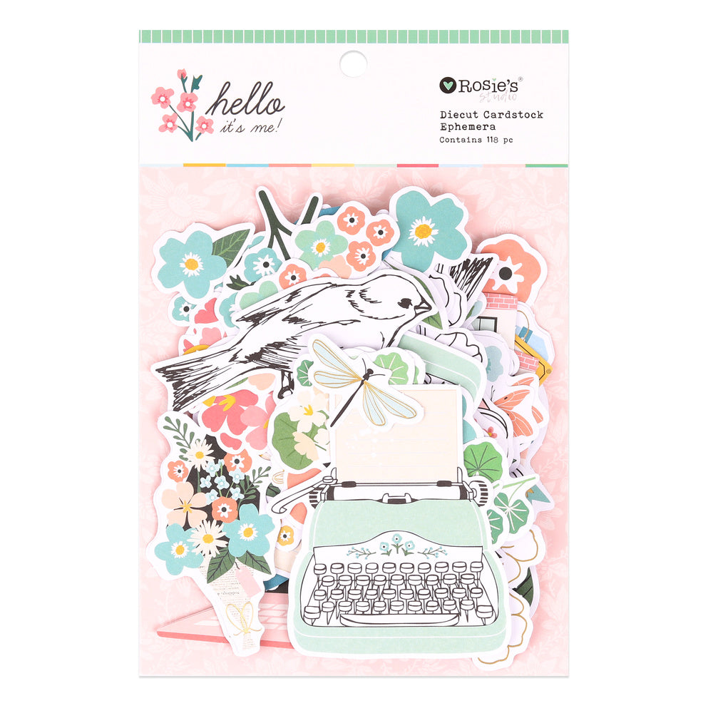 Hello It's Me | Cardstock Diecut Ephemera (118 pcs)