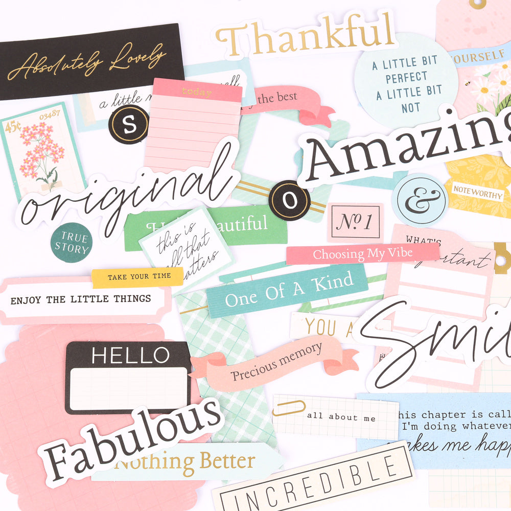 Hello It's Me | Cardstock Diecut Sentiments (166 pcs)