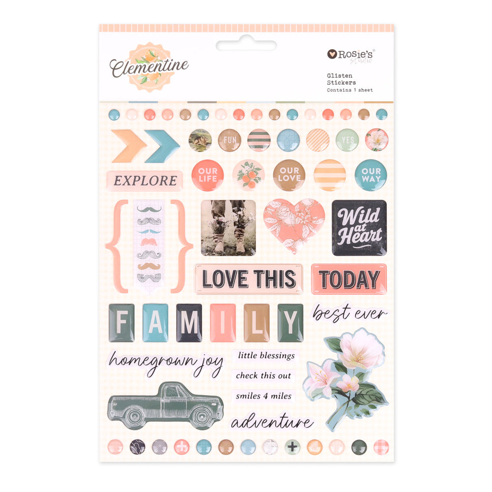 Clementine | Glisten Stickers