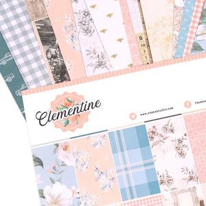 Clementine | 12" X 12" PAPER PACK ( 20 SHEETS)