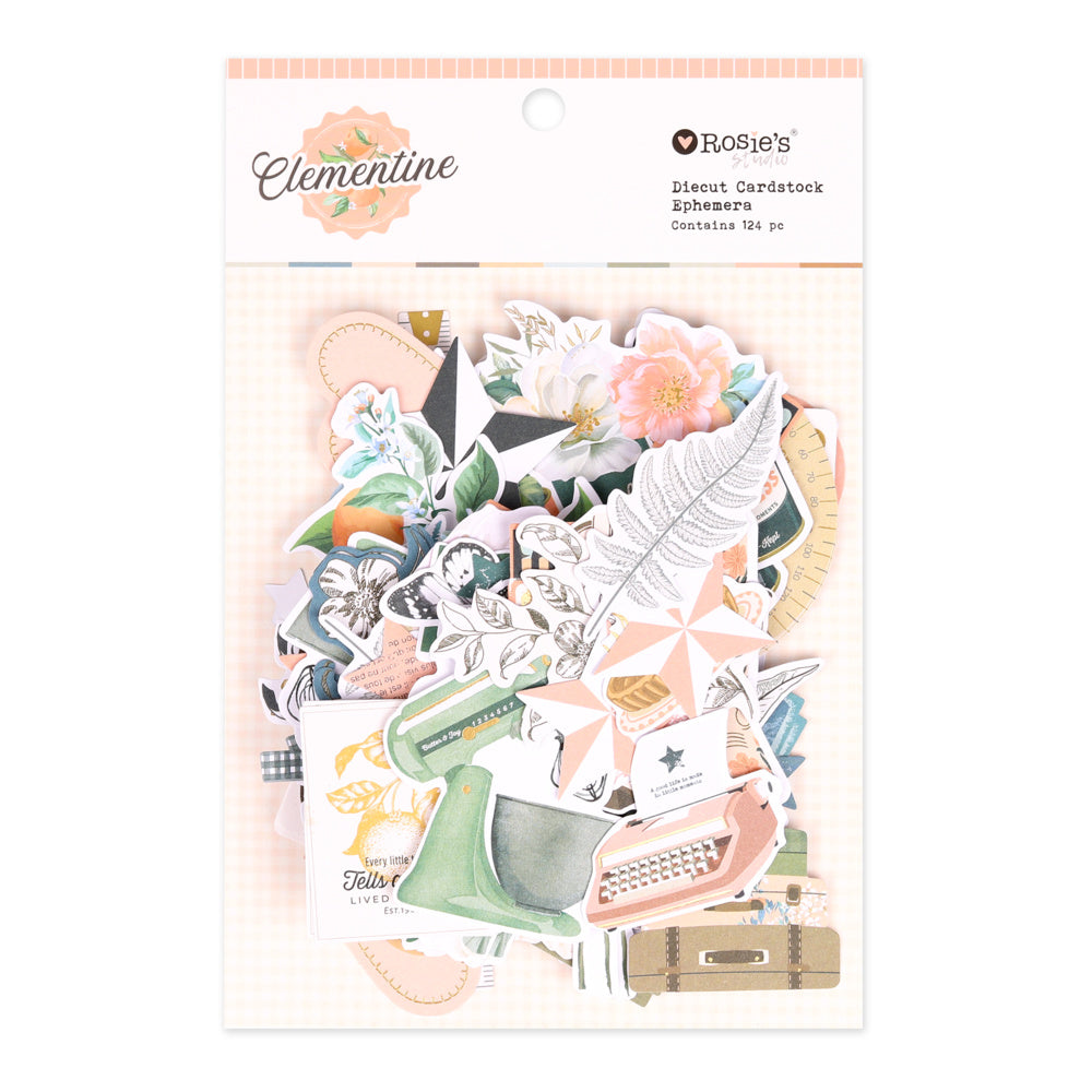 Clementine | Cardstock Diecut Ephemera (124 pcs)