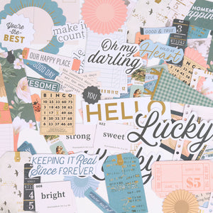 Clementine | Cardstock Diecut Ephemera Sentiments (124 pcs)
