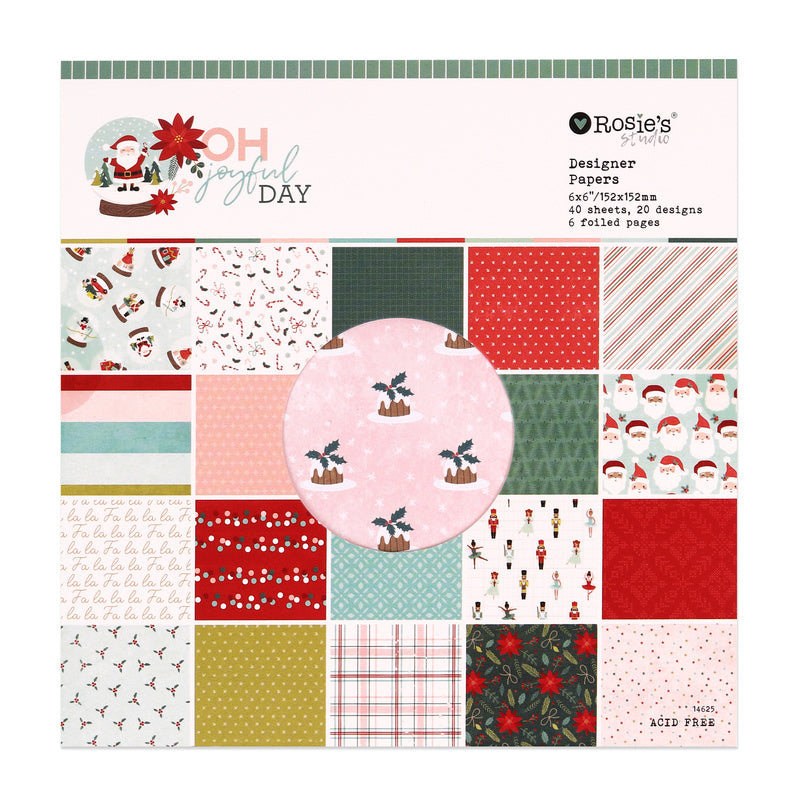 Oh Joyful Day | 6" X 6" PAPER PAD (40 SHEETS)