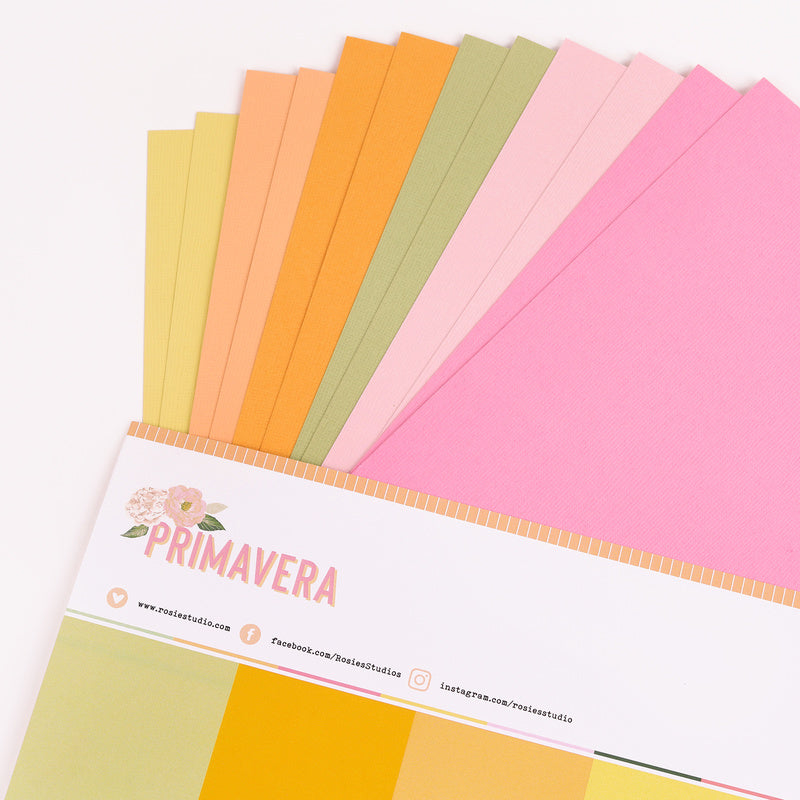 Primavera | 12" X 12" Textured Cardstock ( 12 Sheets)