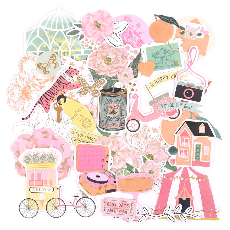 Primavera | Diecut Cardstock Ephemera (164 pcs)