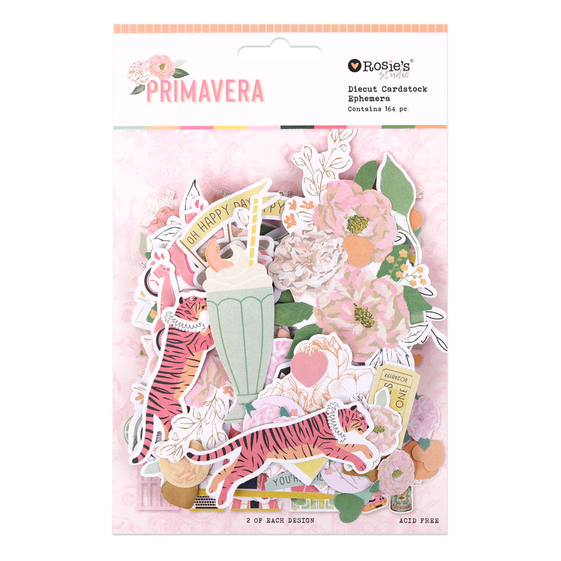 Primavera | Diecut Cardstock Ephemera (164 pcs)