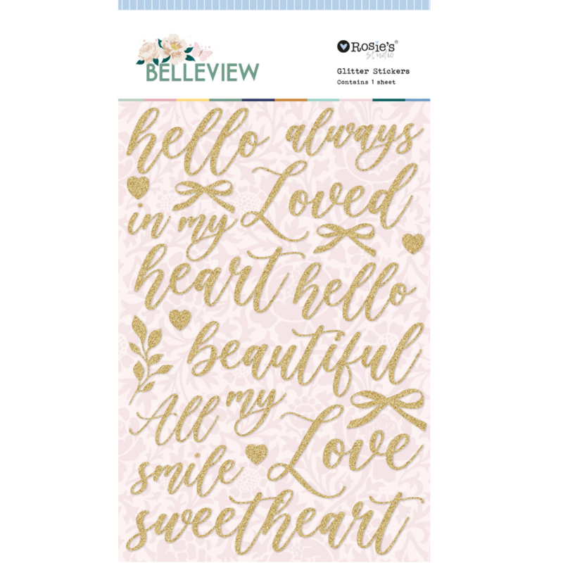 Belleview | Glitter Stickers