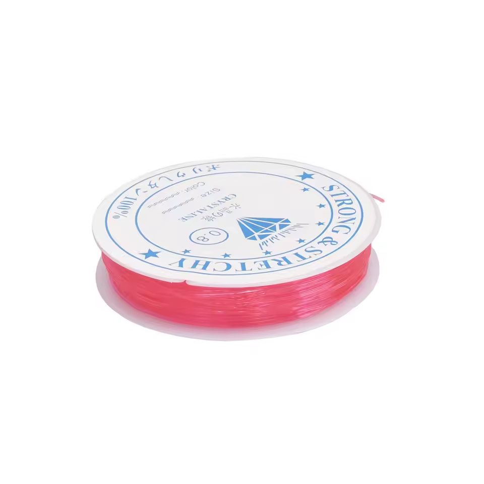 Crystal Tec 0.8Mm Elastic (8M Roll) | RED