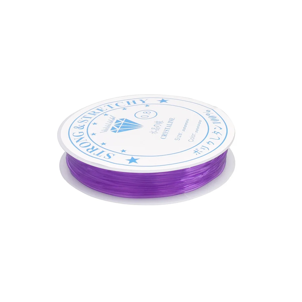 Crystal Tec 0.8Mm Elastic (8M Roll) | PURPLE
