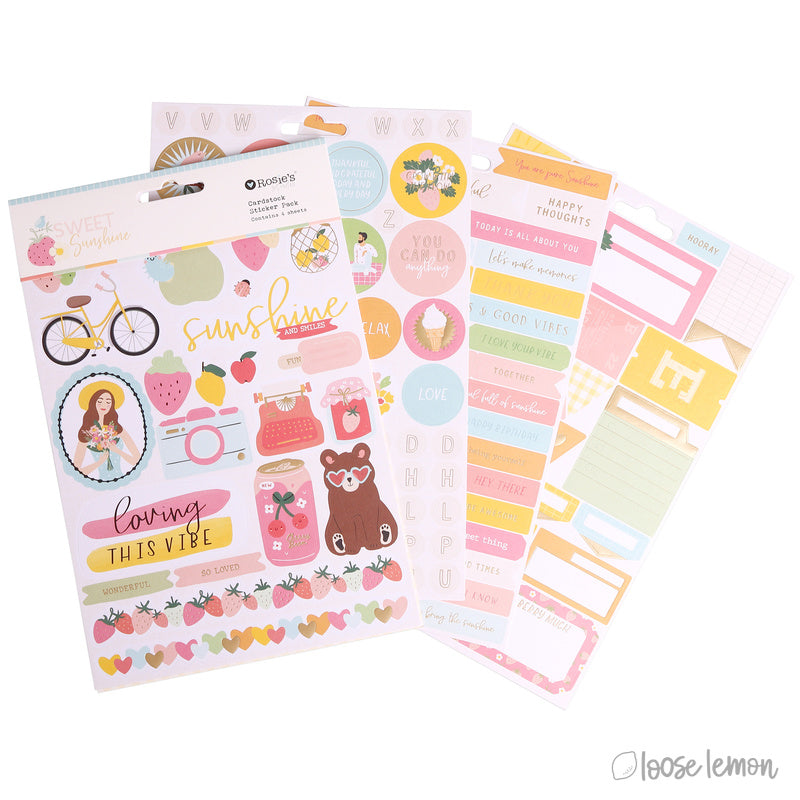 Sweet Sunshine | Stickers (4 Sheets)
