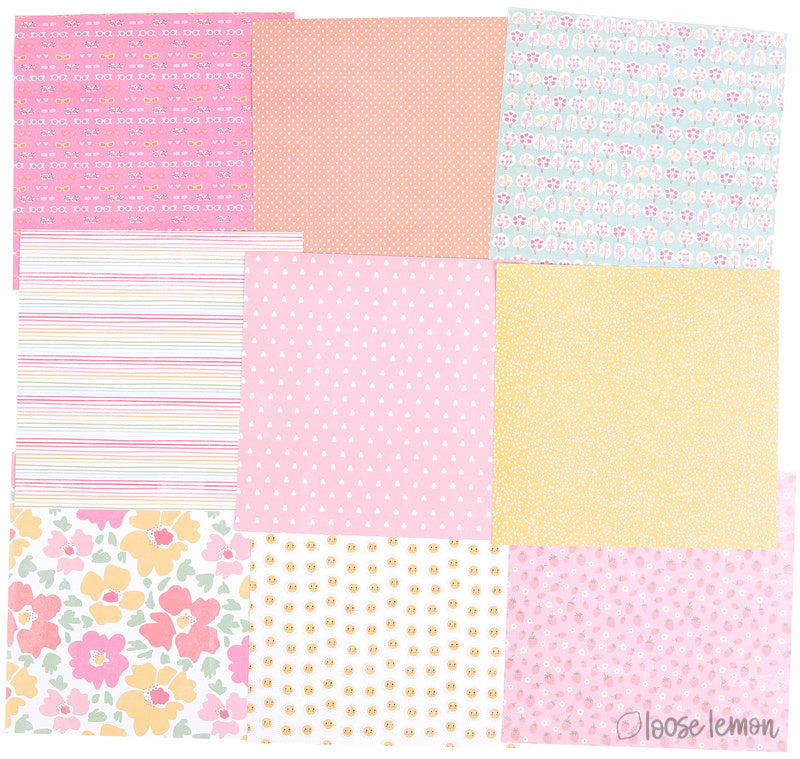 Sweet Sunshine | 12" X 12" Paper Pack ( 20 Sheets)