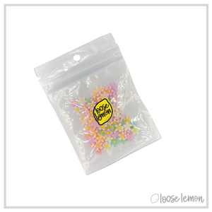 Mini Resin Flowers | Blossom Mix x 65 Pieces