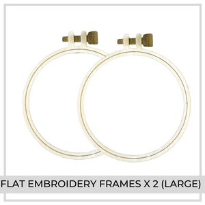 Embroidery Hoop Shapes | 2 Pieces (Large)