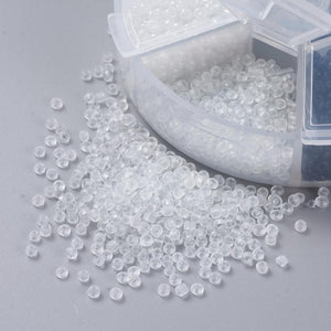 Glass Seed Beads | White (60g)