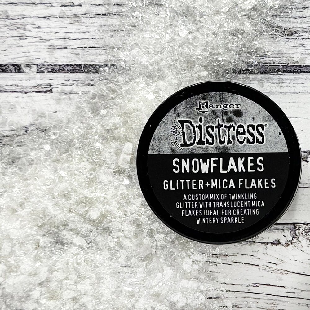 Tim Holtz Distress® Snowflakes (Glitter & Mica Flakes) | 3 fl oz