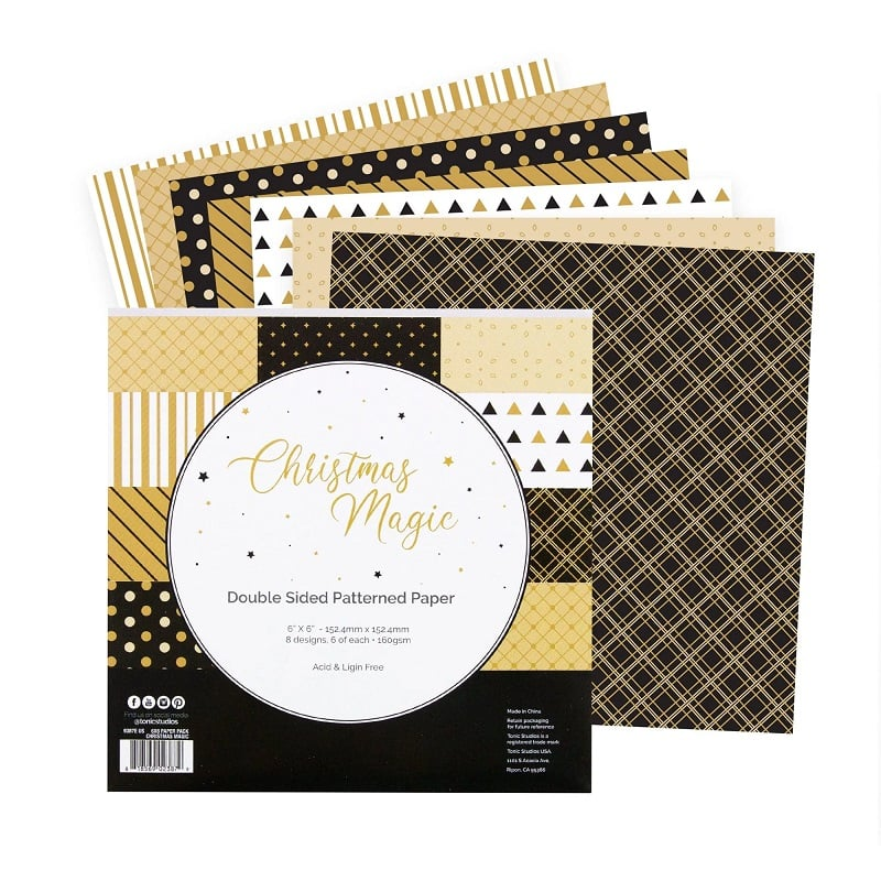 Tonic Studios Christmas Magic | 6" X 6" Paper Pad  (24 Sheets)