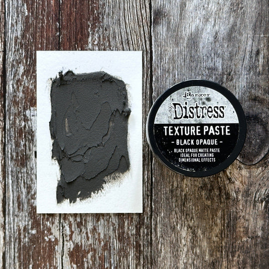 Tim Holtz Distress® Texture Paste (Black Opaque) | 3 fl oz