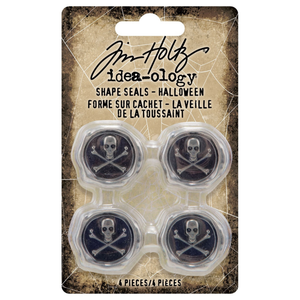 Tim Holtz Idea-Ology Metal Shape Seals (Halloween) 4/Pkg