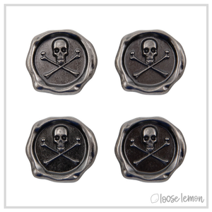 Tim Holtz Idea-Ology Metal Shape Seals (Halloween) 4/Pkg