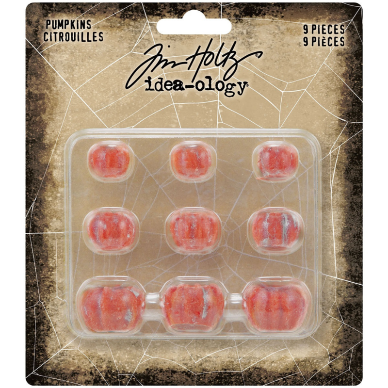 Tim Holtz Idea-Ology Mini Pumpkins 9/Pkg