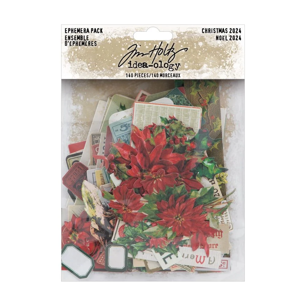 Tim Holtz idea-ology 2024 | Christmas Ephemera Pack (TH94411)