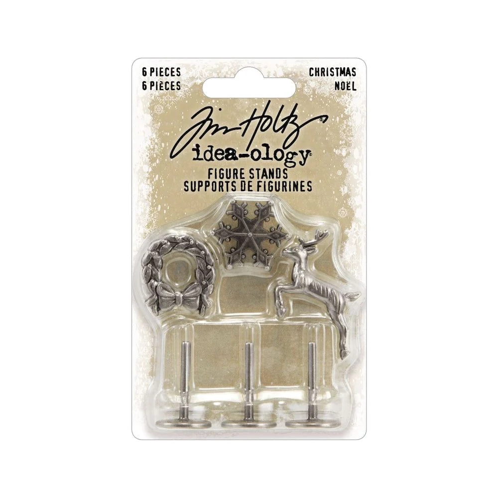 Tim Holtz Idea-ology 2024 | Christmas Figure Stands (TH94412)
