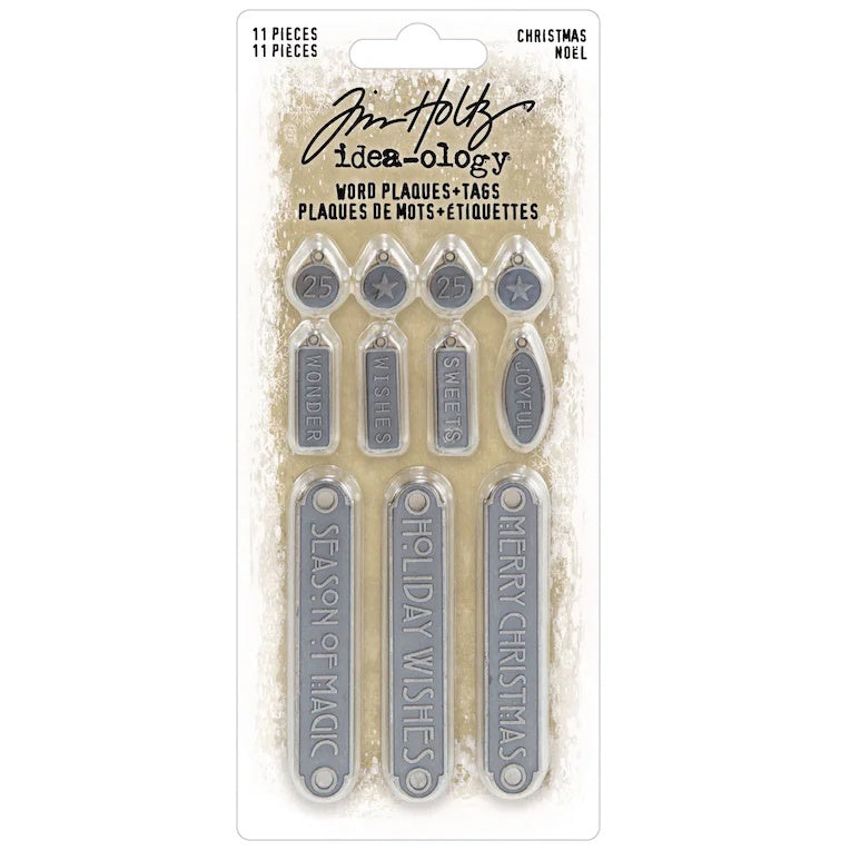 Tim Holtz Idea-ology 2025 | Word Plaques & Tags (TH94446)