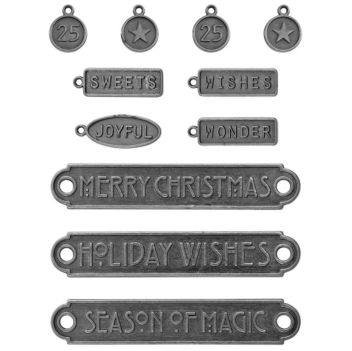 Tim Holtz Idea-ology 2025 | Word Plaques & Tags (TH94446)