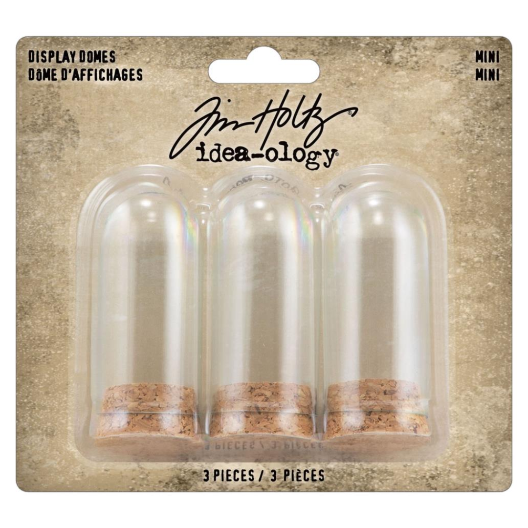 Tim Holtz Idea-Ology | Display Domes (3 Pieces) TH94345