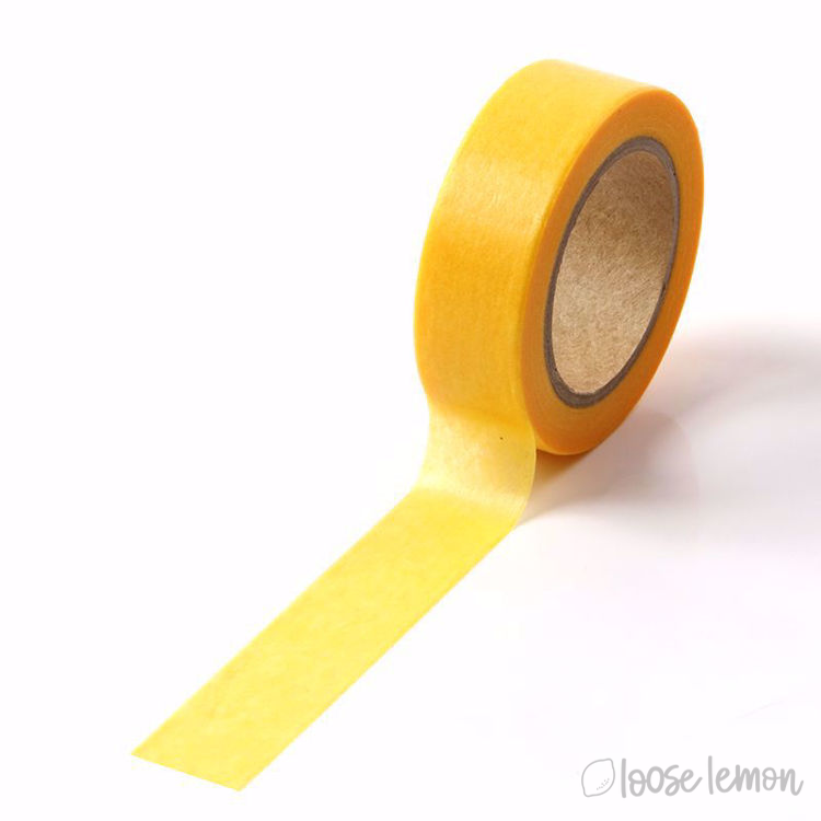 Plain Lemon - Washi Tape (10M)