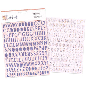 Wildwood | Puffy Alphabet (2 Sheets)