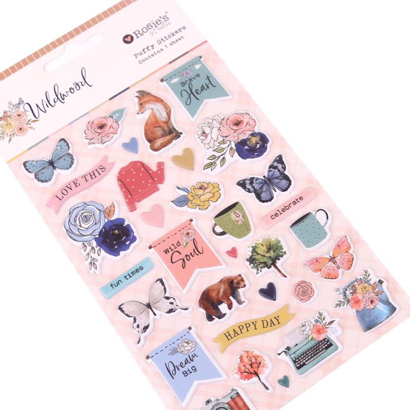 Wildwood | Puffy Motif Stickers